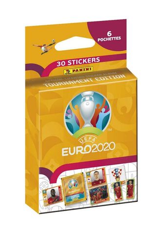 Carte Panini - Uefa Euro 2020 - Stickers 2021 Kick Off - Blister 6 Pochettes